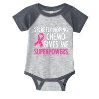 Breast Cancer Secretly Hoping Chemo Gives Me Superpowers Infant Baby Jersey Bodysuit