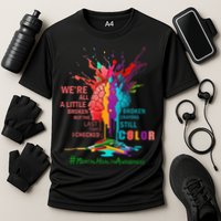 Broken Crayons Still Color Mental Health Awareness Matters Cooling Performance Crew T-Shirt