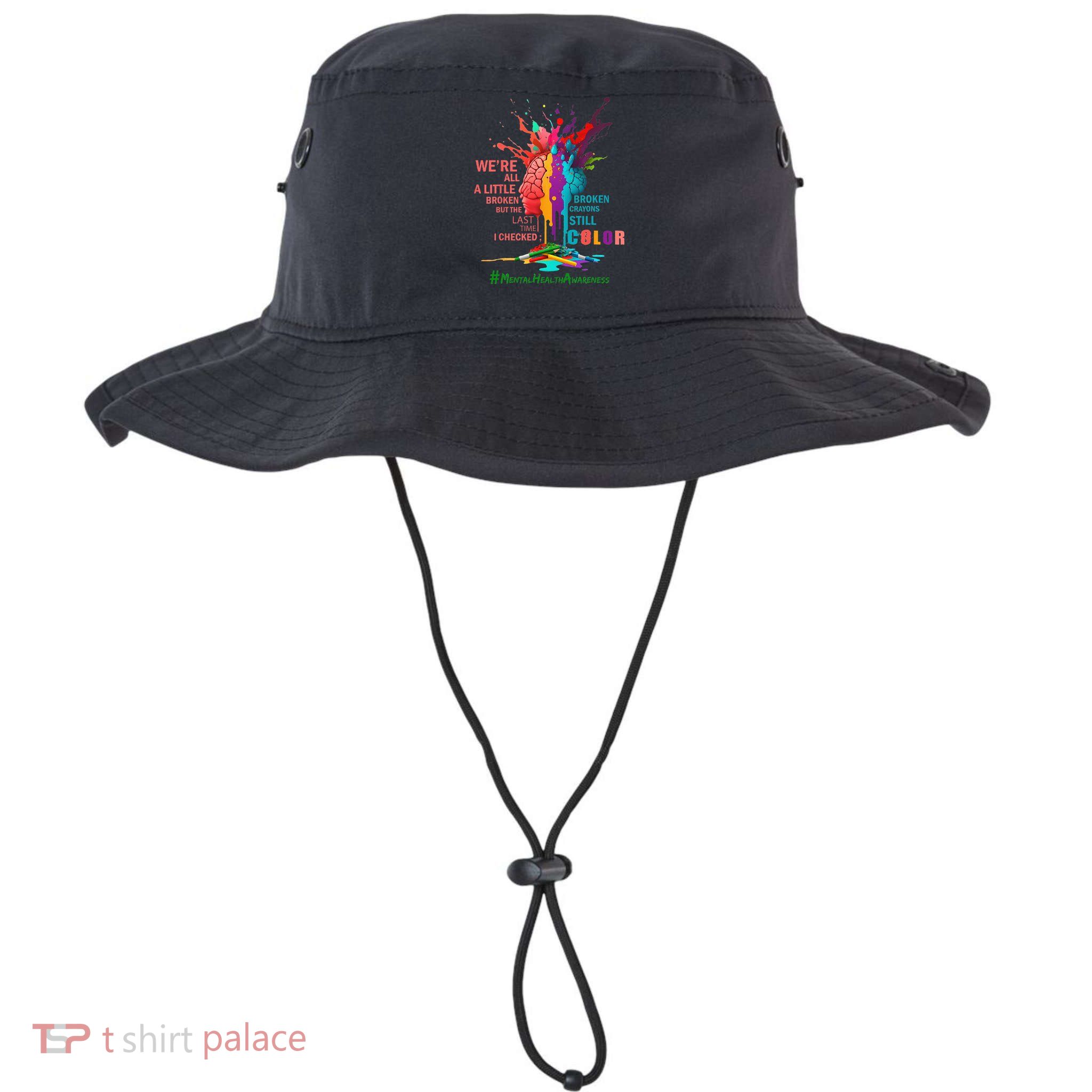 Broken Crayons Still Color Mental Health Awareness Matters Bucket Hat