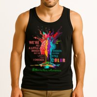 Broken Crayons Still Color Mental Health Awareness Matters Tank Top