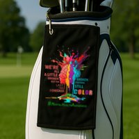 Broken Crayons Still Color Mental Health Awareness Matters Golf Towel