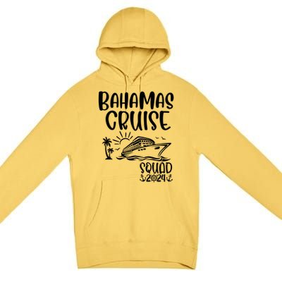 Bahamas Cruise Squad 2024 Bahamas Holiday Family Matching Premium Pullover Hoodie