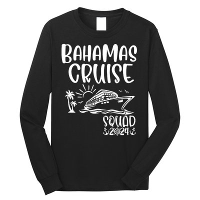 Bahamas Cruise Squad 2024 Bahamas Holiday Family Matching Long Sleeve Shirt