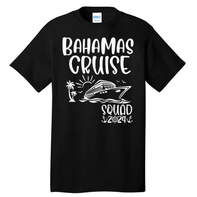 Bahamas Cruise Squad 2024 Bahamas Holiday Family Matching Tall T-Shirt