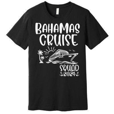 Bahamas Cruise Squad 2024 Bahamas Holiday Family Matching Premium T-Shirt