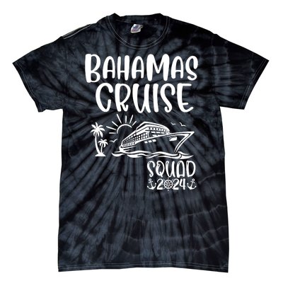 Bahamas Cruise Squad 2024 Bahamas Holiday Family Matching Tie-Dye T-Shirt