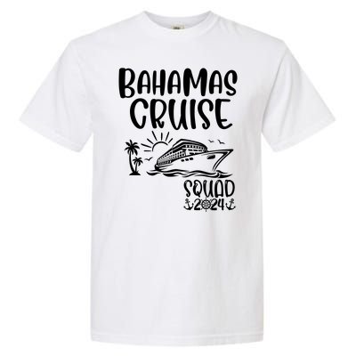 Bahamas Cruise Squad 2024 Bahamas Holiday Family Matching Garment-Dyed Heavyweight T-Shirt