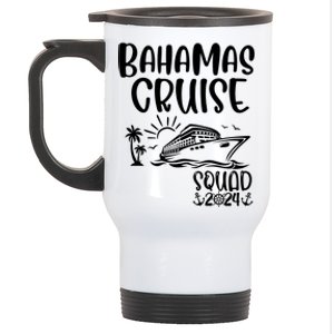 Bahamas Cruise Squad 2024 Bahamas Holiday Family Matching Stainless Steel Travel Mug