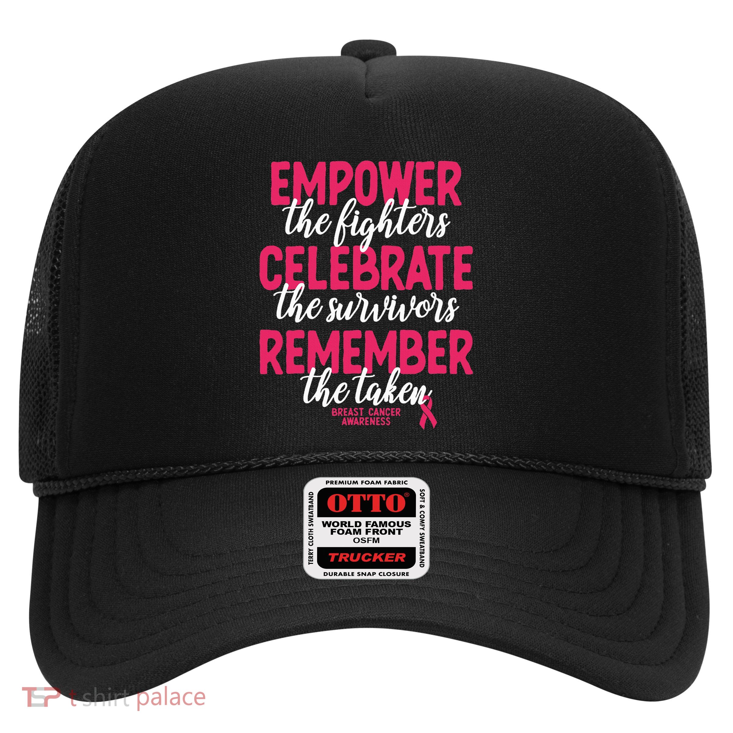 Breast Cancer Support Pink Ribbon Breast Cancer Awareness Trucker Hat