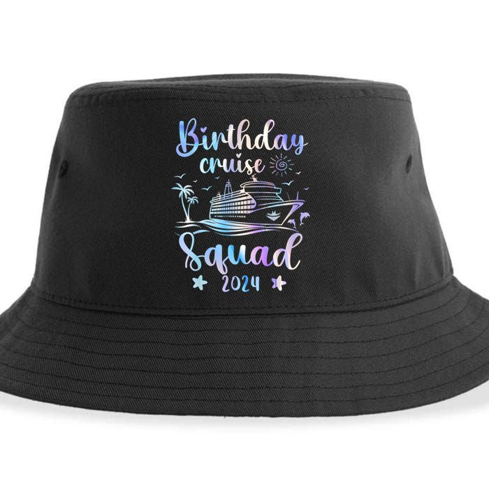 Birthday Cruise Squad 2024 Cruising Party Cruise Birthday Sustainable Bucket Hat