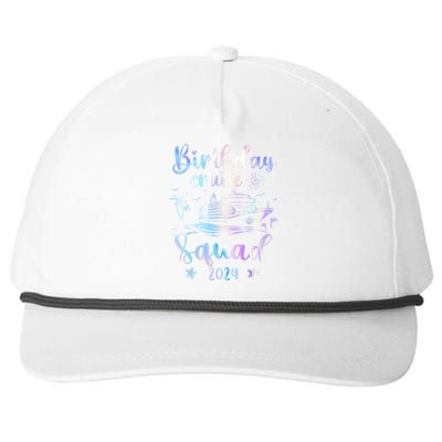 Birthday Cruise Squad 2024 Cruising Party Cruise Birthday Snapback Five-Panel Rope Hat