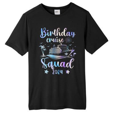 Birthday Cruise Squad 2024 Cruising Party Cruise Birthday Tall Fusion ChromaSoft Performance T-Shirt