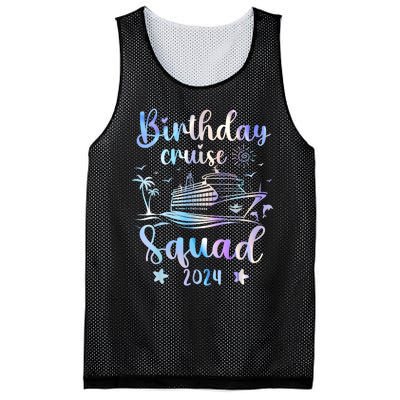 Birthday Cruise Squad 2024 Cruising Party Cruise Birthday Mesh Reversible Basketball Jersey Tank