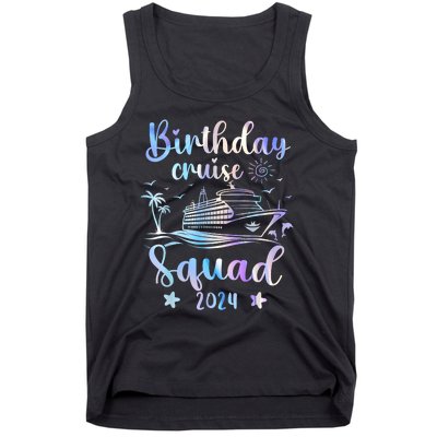 Birthday Cruise Squad 2024 Cruising Party Cruise Birthday Tank Top