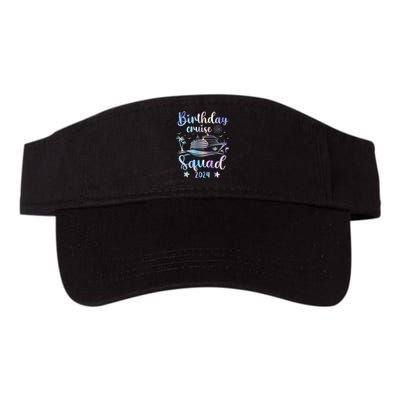 Birthday Cruise Squad 2024 Cruising Party Cruise Birthday Valucap Bio-Washed Visor