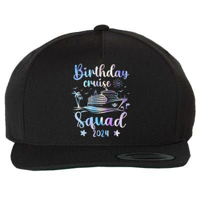 Birthday Cruise Squad 2024 Cruising Party Cruise Birthday Wool Snapback Cap