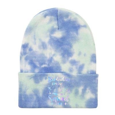 Birthday Cruise Squad 2024 Cruising Party Cruise Birthday Tie Dye 12in Knit Beanie