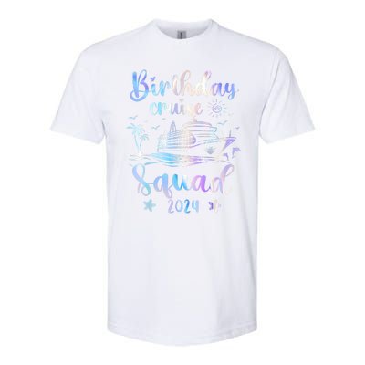 Birthday Cruise Squad 2024 Cruising Party Cruise Birthday Softstyle CVC T-Shirt