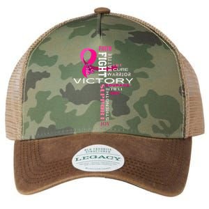 Breast Cancer Survivor Fighter Legacy Tie Dye Trucker Hat