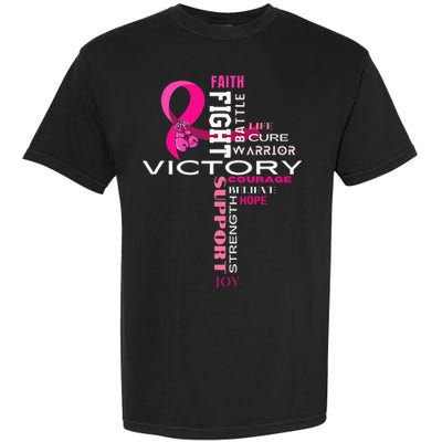 Breast Cancer Survivor Fighter Garment-Dyed Heavyweight T-Shirt