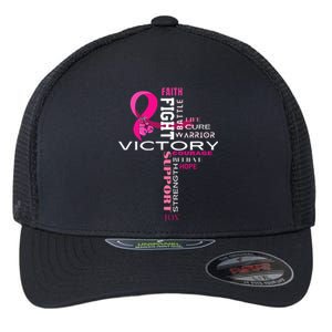 Breast Cancer Survivor Fighter Flexfit Unipanel Trucker Cap