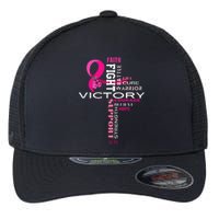 Breast Cancer Survivor Fighter Flexfit Unipanel Trucker Cap