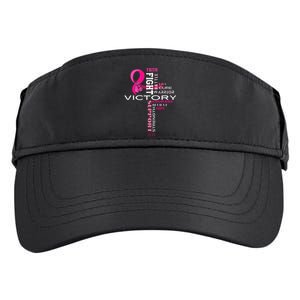 Breast Cancer Survivor Fighter Adult Drive Performance Visor