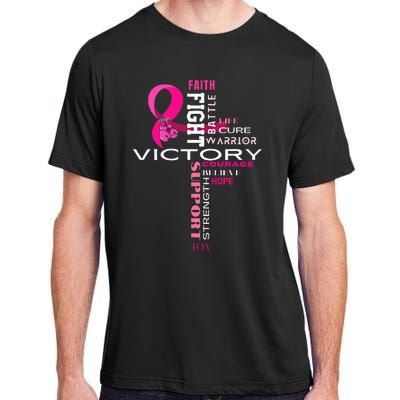 Breast Cancer Survivor Fighter Adult ChromaSoft Performance T-Shirt