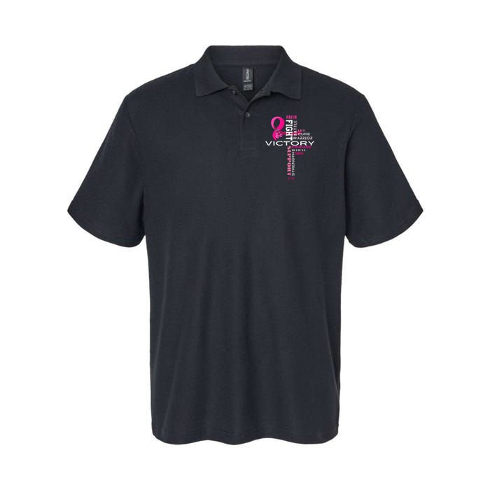 Breast Cancer Survivor Fighter Softstyle Adult Sport Polo