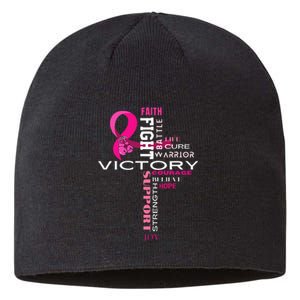 Breast Cancer Survivor Fighter Sustainable Beanie