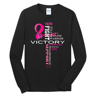 Breast Cancer Survivor Fighter Tall Long Sleeve T-Shirt