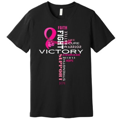 Breast Cancer Survivor Fighter Premium T-Shirt