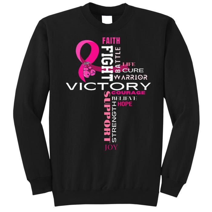 Breast Cancer Survivor Fighter Tall Sweatshirt