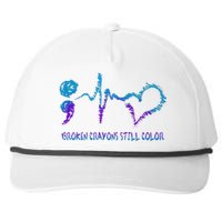 Broken Crayons Still Color Suicide Prevention Awareness Snapback Five-Panel Rope Hat