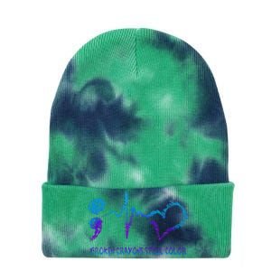 Broken Crayons Still Color Suicide Prevention Awareness Tie Dye 12in Knit Beanie