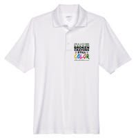 Broken Crayons Still Color Mental Health Awareness Men's Origin Performance Pique Polo