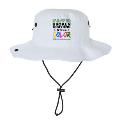 Broken Crayons Still Color Mental Health Awareness Legacy Cool Fit Booney Bucket Hat