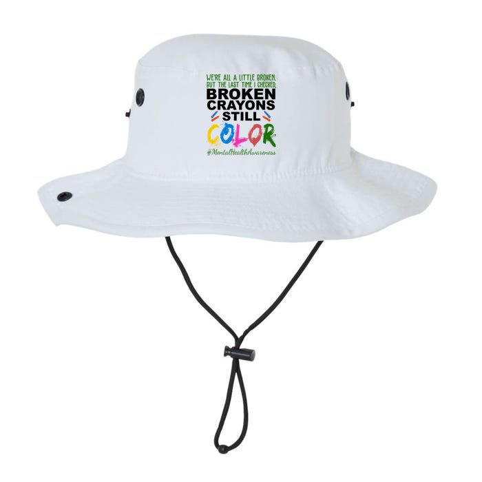Broken Crayons Still Color Mental Health Awareness Bucket Hat