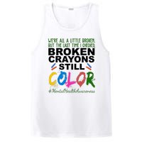 Broken Crayons Still Color Mental Health Awareness PosiCharge Competitor Tank