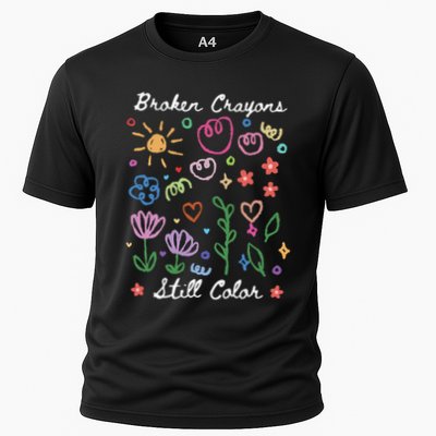Broken Crayons Still Color Suicide Prevention Semicolon Performance Shirt