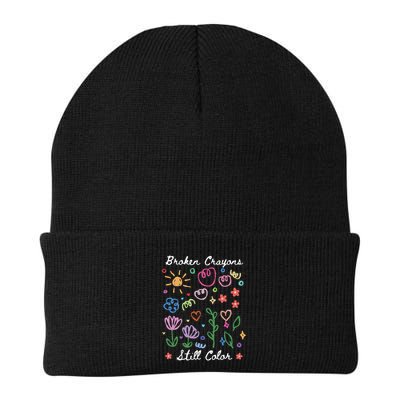 Broken Crayons Still Color Suicide Prevention Semicolon Beanie