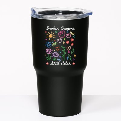 Broken Crayons Still Color Suicide Prevention Semicolon Tumbler