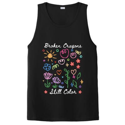 Broken Crayons Still Color Suicide Prevention Semicolon PosiCharge Competitor Tank