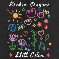 Broken Crayons Still Color Suicide Prevention Semicolon Golf Towel