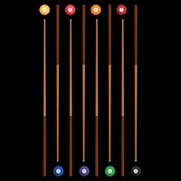 Biliard Cue Stick And 8 Pool Balls Awesome Game Cute Gift City Backpack