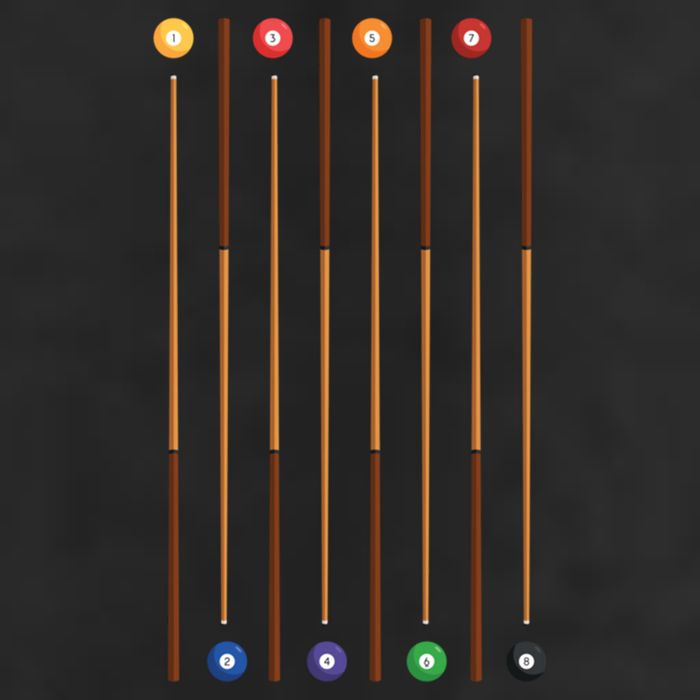 Biliard Cue Stick And 8 Pool Balls Awesome Game Cute Gift Beanie