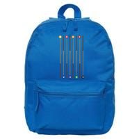Biliard Cue Stick And 8 Pool Balls Awesome Game Cute Gift 16 in Basic Backpack