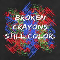 Broken Crayons Still Color Mental Health Awareness Supporter Golf Towel