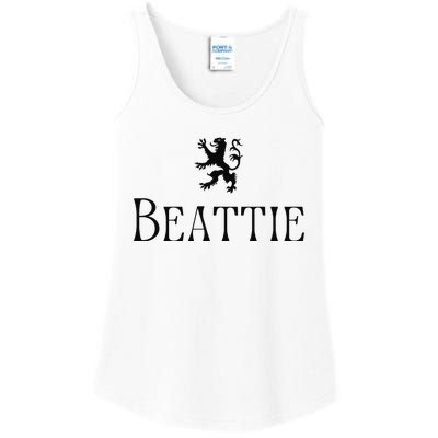 Beattie Clan Scottish Family Name Scotland Heraldry  Ladies Essential Tank