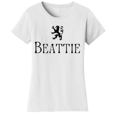 Beattie Clan Scottish Family Name Scotland Heraldry  Women's T-Shirt